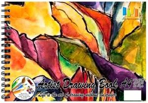 R H lifestyle A4 Size Artist Drawing Book with Hardcover Spiral Bond ...