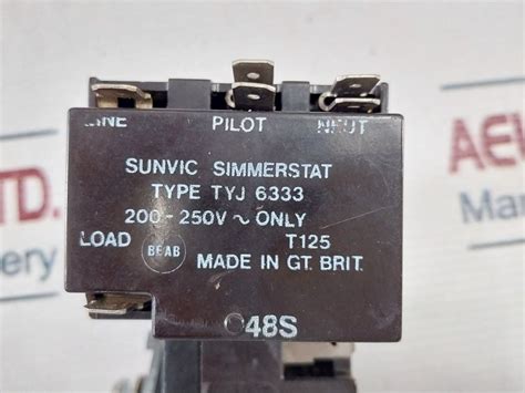 Sunvic Tyj 6333 Energy Regulator Simmerstat – Aeliya Marine Tech