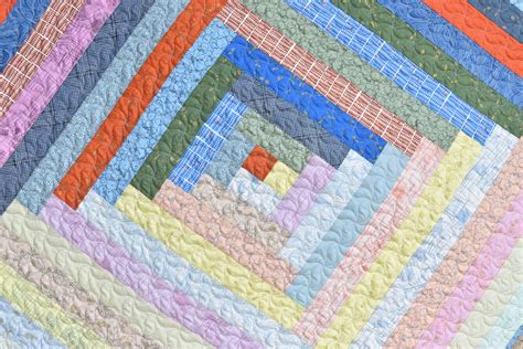 Jelly Roll Log Cabin Quilt — Material Girl Quilts