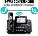 Panasonic KX-TG9541B Link2Cell Bluetooth LANDLINE PHONE Cordless ...