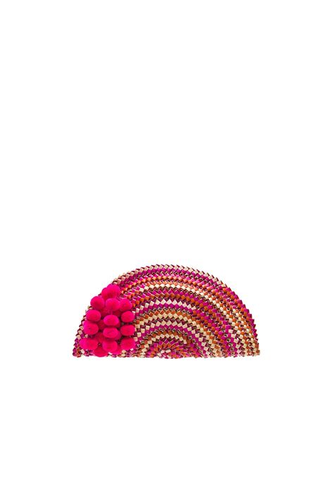 Nannacay x REVOLVE Calla Clutch in Pink & Pink | REVOLVE