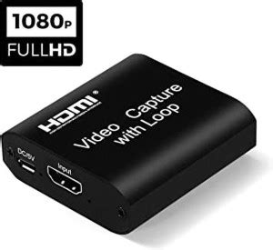See Good 4k HDMI Capture Device with Loop Out, HD 1080P 60FPS for Live ...