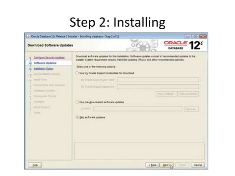 Installing Oracle 12C 的图像结果