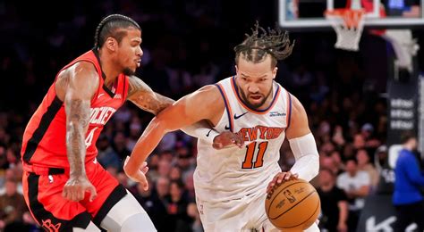 Brunson's 40 Outshines Thompson's Triple-Double In New York Knicks' Win