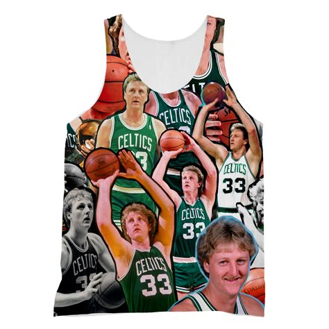 Larry Bird 3D Collage Face T-Shirt – AllOverPrint.ca