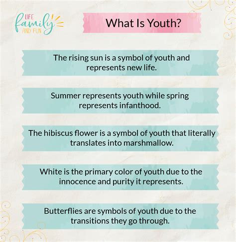 18 Symbols of Youth
