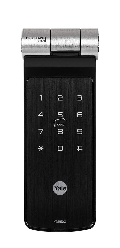 Yale YDR 50 G Smart Lock with- Fingerprint, Pin Code, RFID Card & Key ...