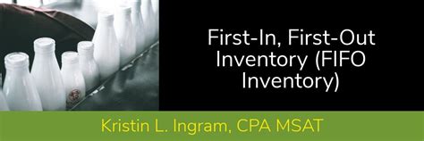 Image result for First in First Out Accounting