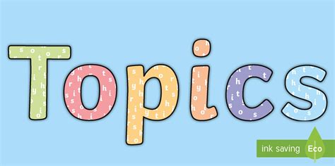 Cursive Topics Title Pastel Display Lettering (teacher made)