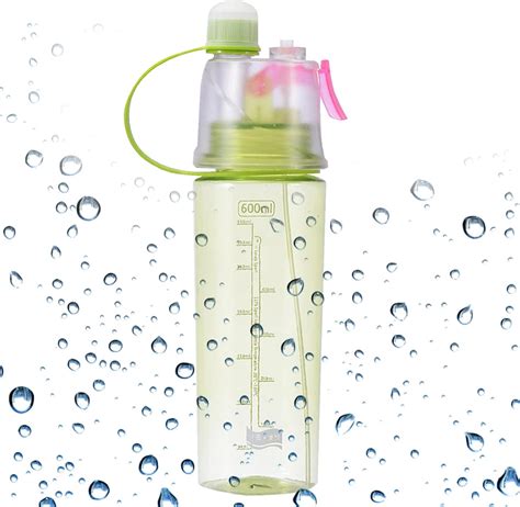 Amazon.com: Misting Water Bottle, Mist Water Bottle with Handle ...