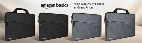Amazon Basics Laptop Bag Sleeve Case Cover Pouch for Men & Women | 14.1 ...