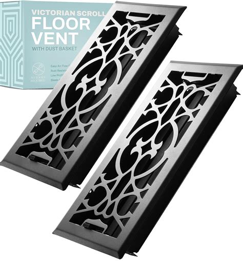 Home Intuition Victorian Floor Vent Cover 2X10 Inch Floor Register with ...