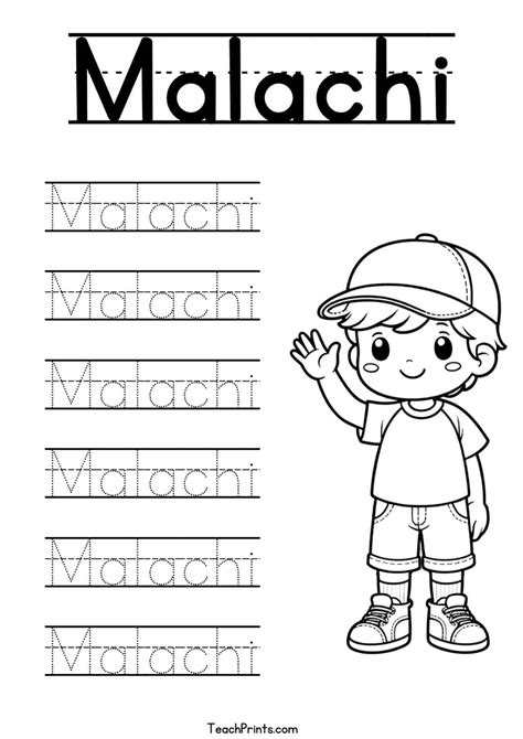 M Name Tracing Worksheets – 81 Names (Free & Printable) - Teach Prints