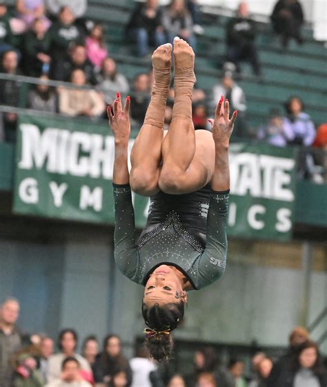 Michigan State gymnastics continues strong season, defeats Maryland