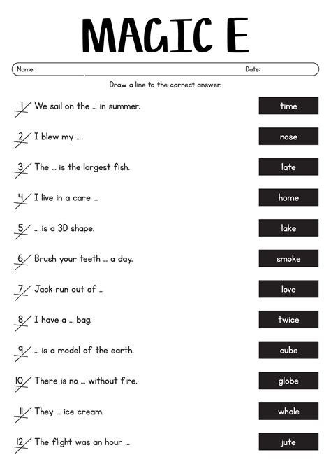17 Long Vowel I Silent E Worksheet - Free PDF at worksheeto.com