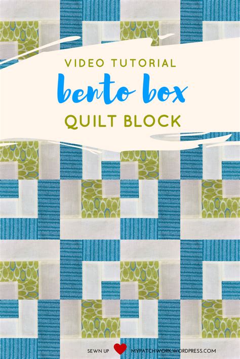 Image result for Bento Box Quilt Block Tutorial