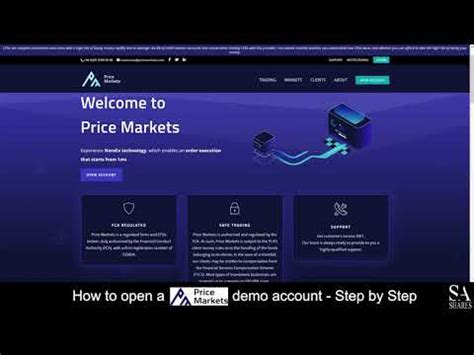 How to Open a Price Markets Account - A Step By Step Guide for ...