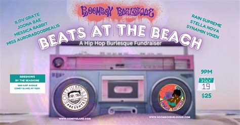 Boombox Burlesque Presents: Beats at the Beach, 1208 Surf Avenue ...