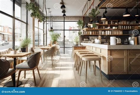 Cozy Modern Cafe Interior Design