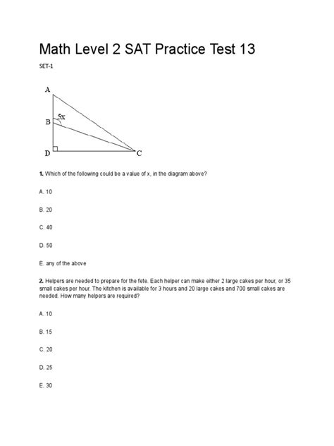 Image result for IES Sat Math Test 2