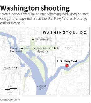 13 killed, several injured in Washington naval yard shootout - India Today