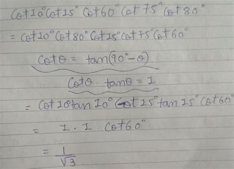 What Is Cot 0 Degrees at Pamela Walsh blog
