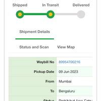 Blue Dart Express — Status:prohibited area/restricted for delivery