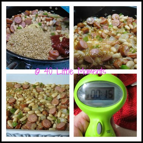40 Little Moments: Tasty Tuesday - Sausage, Beans and Rice