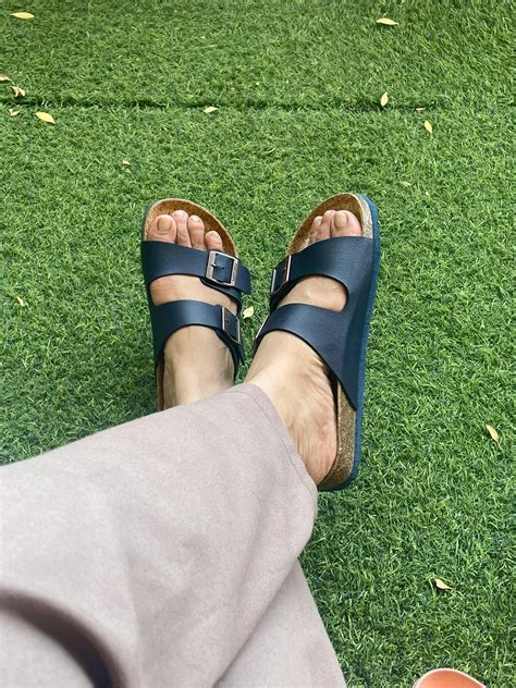 Malta Navy Sandals for Women - MIDORii