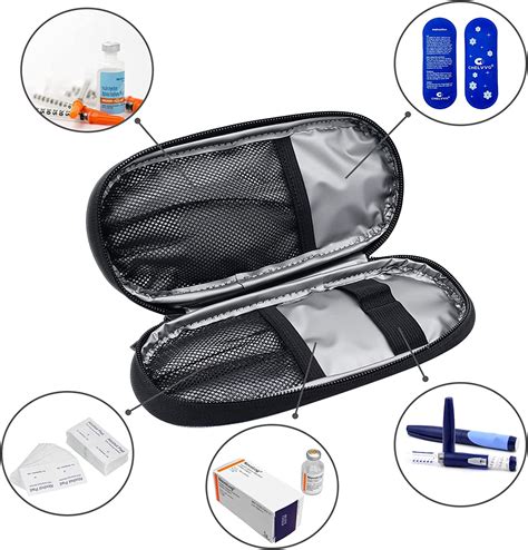 Buy Chelvvg Insulin Cooler Travel Case, Diabetic Medication Organizer ...