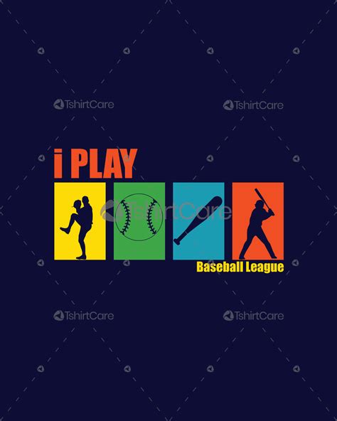 I play baseball league T shirt design Team Shirt Designs for Custom ...