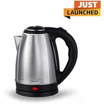 Buy V-Guard VKG17 1.7-litres 2000 Watts Glass Kettle (Black) Online at ...