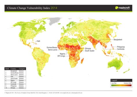 Climate Change Study: 31 Percent Of Global Economic Output To Come From Nations At Extreme Risk ...