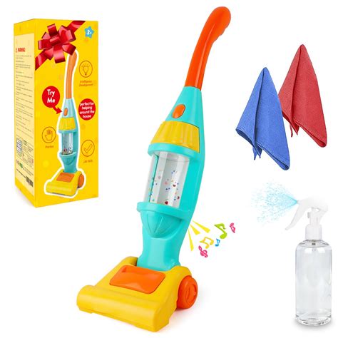 Kids Vacuum Cleaner Toy Set Toy Vacuum Cleaner With Light | Desertcart ...