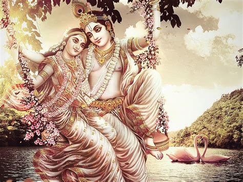 Lord Krishna and Radha Wallpapers - WallpaperSafari