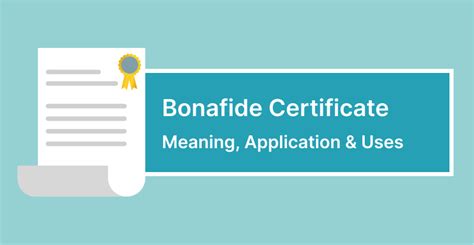 What is a Bonafide Certificate & How to Apply Online