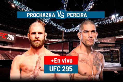 Jiri Prochazka vs Alex Pereira EN VIVO | UFC 295: El brasileño Pereira ...