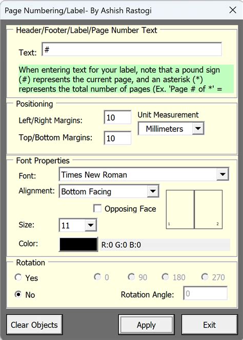 Page Numbering Macro - Simplified Tuts