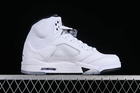 Air Jordan 5 White Black Sail Metallic Silver DD0587-110 - Air Jordan V ...