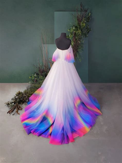Colorful Ombré Wedding Gowns - Shop — Canvas Bridal