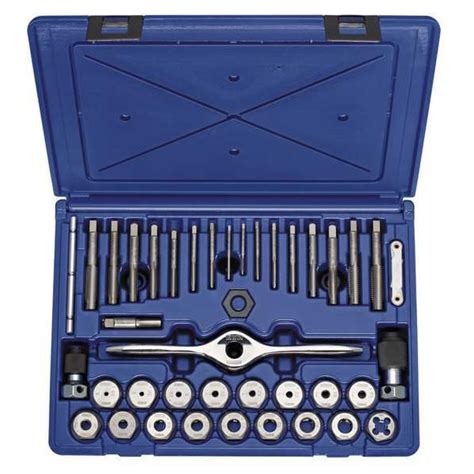 Irwin Self Alignment Tap & Die Set, 40pc, Carbon 1841346 | Zoro