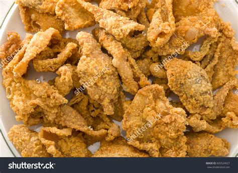 Crispy Fried Chicken Skins Stock Photo 695524027 | Shutterstock