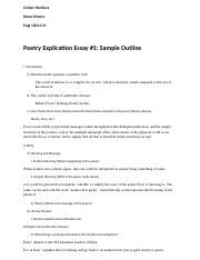 Image result for Explication Essay Sample