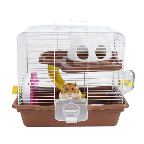 Dwarf Hamster Cage, Easy to Assemble Hamster Cages Extra High Basin ...