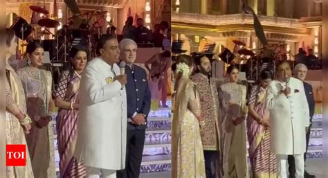 Mukesh Ambani expresses his thoughts in an overwhelming blessings ...