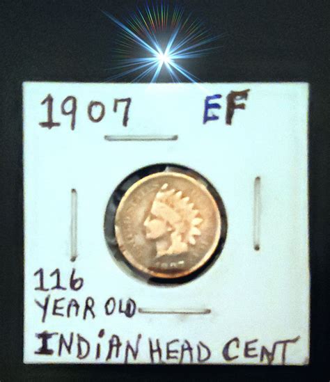 1907 INDIAN HEAD CENT IN EF CONDITION - For Sale, Buy Now Online - Item ...