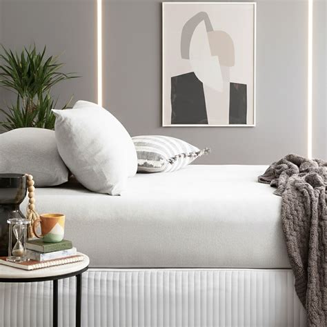 Jersey Knit Fitted Sheet Grey Marle- No Flat Sheet