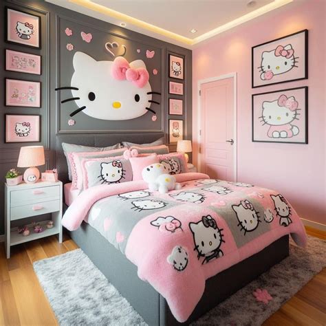 Pin by Natalie Campos on Makhaylas Room in 2024 | Hello kitty bedroom ...