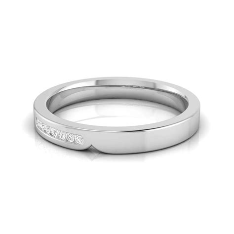 Serendipity Platinum Love Bands with Diamonds JL PT 527 – Jewelove™