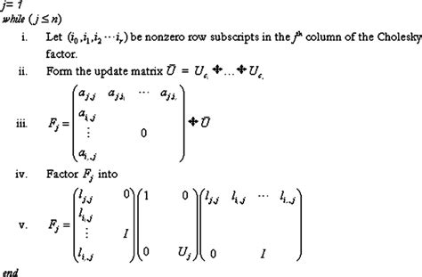Image result for Cholesky Factorization Example